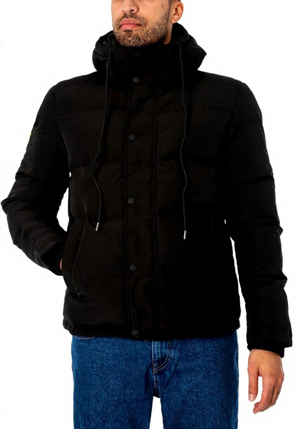 Superdry Herren Everest Pufferjacke Kapuze wasserabweisend