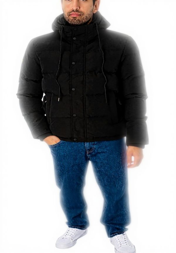 Superdry Herren Everest Pufferjacke Kapuze wasserabweisend