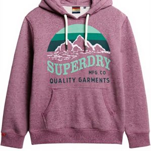 Superdry Herren Hoodie Kapuzenpullover lässig Logo