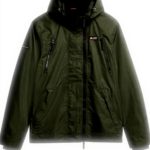 Superdry Herren Jacke Windbreaker Kapuze schmale Passform