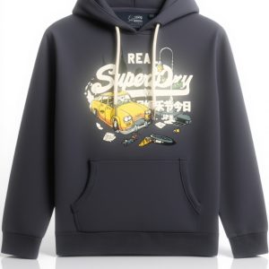 Superdry Herren Hoodie New York Grafik Vintage Logo