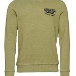 Superdry Herren Sweatshirt Vintage Cooper Ölgrün lässig