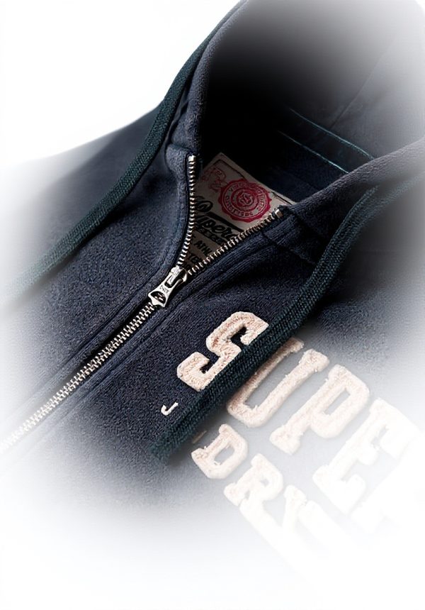 Superdry Herren Kapuzenjacke Vintage Athletic lockere