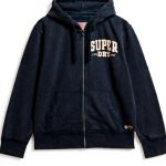 Superdry Herren Kapuzenjacke Vintage Athletic lockere