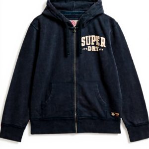 Superdry Herren Kapuzenjacke Vintage Athletic lockere