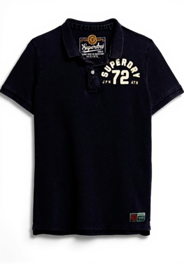 Superdry Herren Vintage Athletic Poloshirt Pique Polo lässig