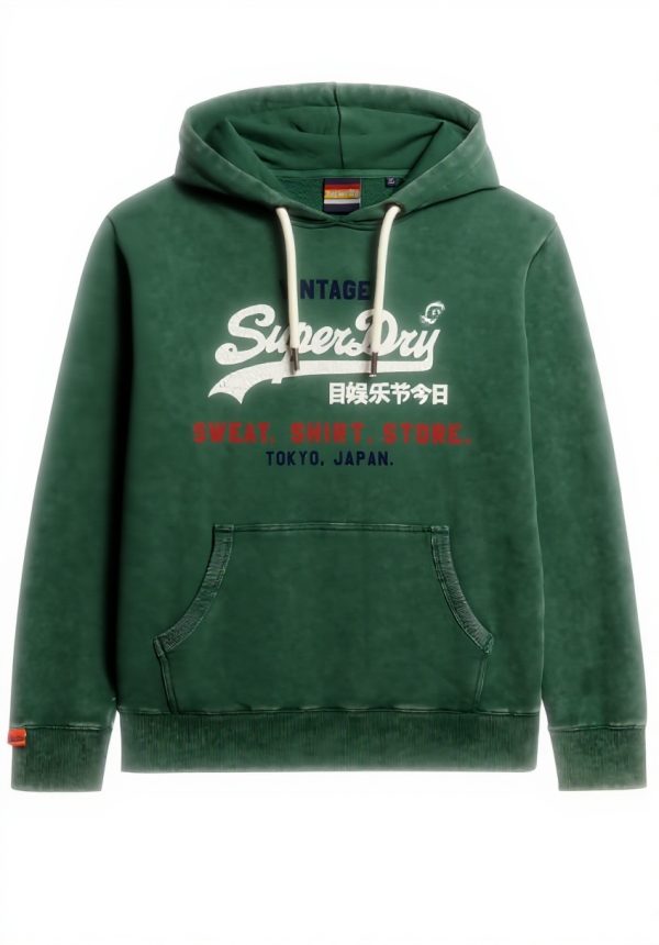 Kapuzenpullover Herren Superdry Vintage Logo Cali Relaxed