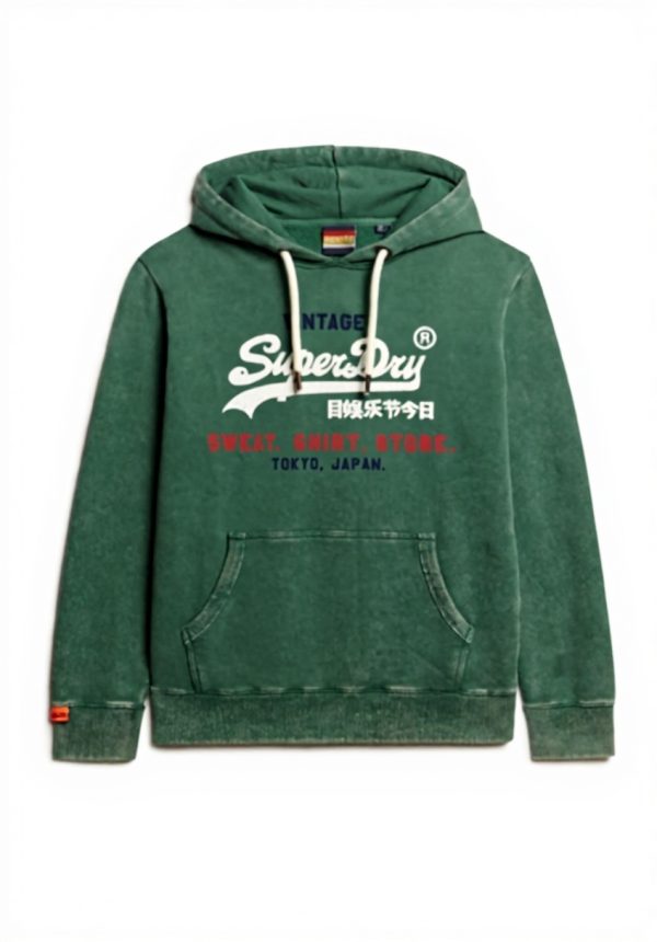 Kapuzenpullover Herren Superdry Vintage Logo Cali Relaxed