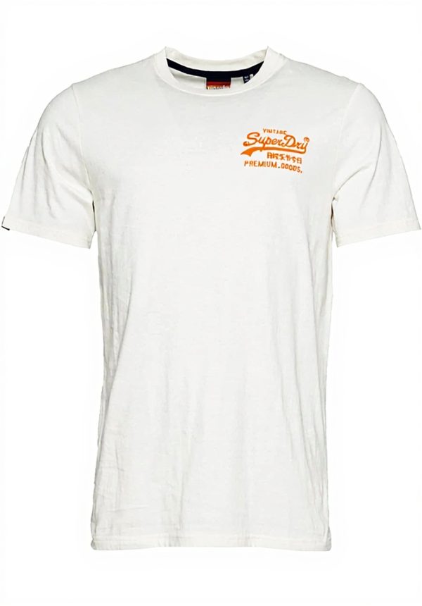 Superdry Herren Vintage Logo T-Shirt Neonfarben lässige