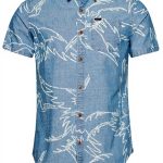 Superdry Herren Vintage Hemd Button-Down Kragen lässig
