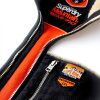 Superdry Herren Vintage Retro Borg Fleecejacke lockere