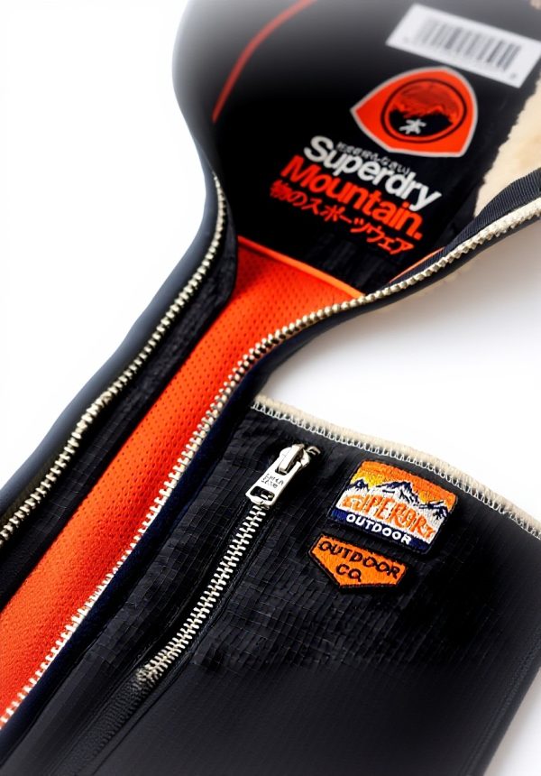 Superdry Herren Vintage Retro Borg Fleecejacke lockere
