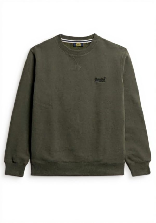 Superdry Sweatshirt Unisex Logo Crew Essential Loose Fit