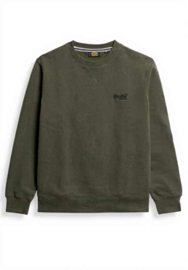 Superdry Sweatshirt Unisex Logo Crew Essential Loose Fit