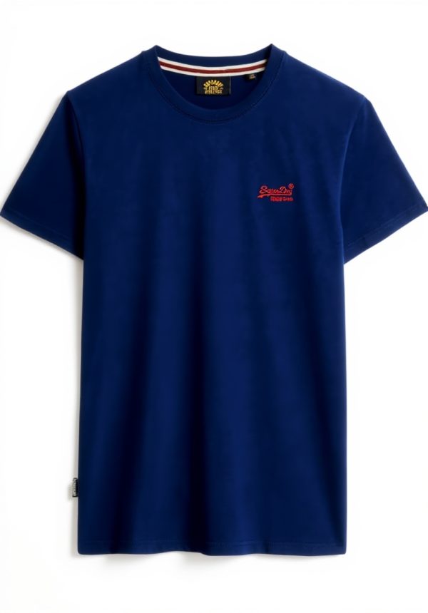 Superdry T-Shirt Unisex Logo Emb Bio-Baumwolle schmale