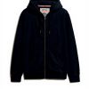 Superdry Unisex Zip Hoodie Logo Sweatshirt schmale Passform