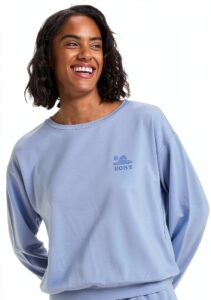 Roxy Damen Sweatshirt Modal Stickerei Brust Damenmode-0