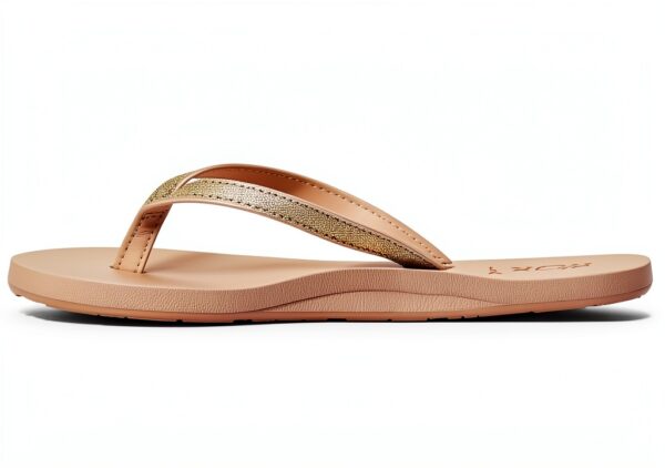 Roxy Damen Hausschuhe Synthetik Glitzer EVA Fußbett-2