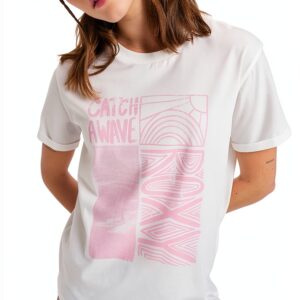Roxy Damen T-Shirt Screen Tee Phantom Egret-0