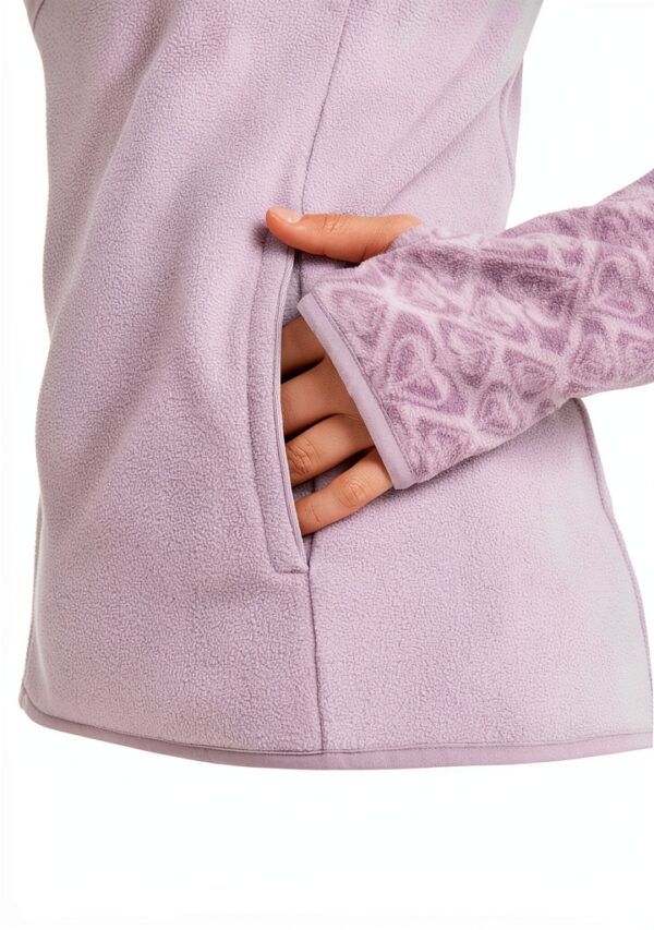 Roxy Damen Sweatshirt recyceltes Polyester Mock Neck-5