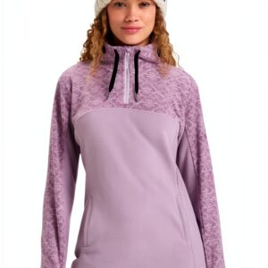 Roxy Damen Sweatshirt recyceltes Polyester Mock Neck-0