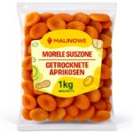 Getrocknete Aprikosen Malinowe gesunder Snack ohne-0