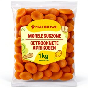 Getrocknete Aprikosen Malinowe gesunder Snack ohne-0