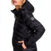 Roxy Damenjacke wasserabweisend Kapuze gepolstert Anthracite-6