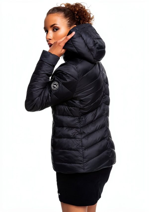 Roxy Damenjacke wasserabweisend Kapuze gepolstert Anthracite-5