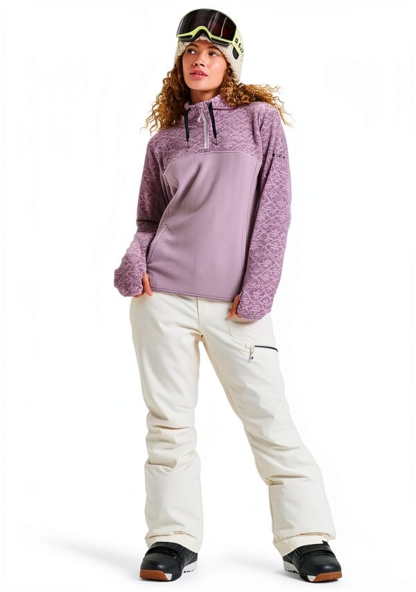 Roxy Damen Sweatshirt recyceltes Polyester Mock Neck-2