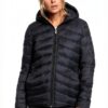 Roxy Damenjacke wasserabweisend Kapuze gepolstert Anthracite-1