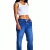 Roxy Damen Jeans Relaxed Fit Mittelhoher Bund Medium Blue-2