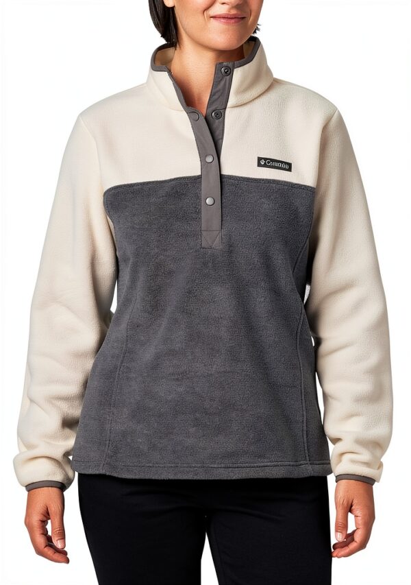 Columbia Damen Fleecepullover halbe Druckknopfleiste neutral-0