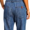 Roxy Damen Jeans Relaxed Fit Mittelhoher Bund Medium Blue-5