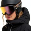 Roxy Snowboardbrille Damen Kunststoff Dunkle Linse-0