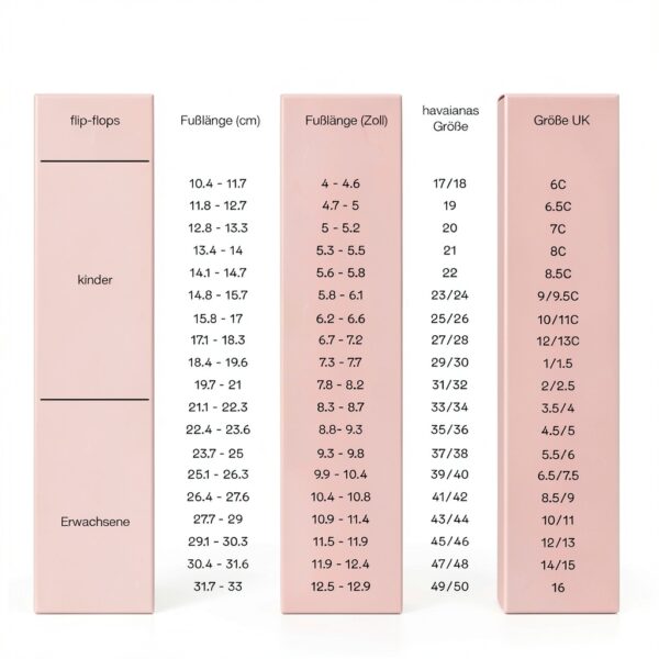 Havaianas Flip Flops Damen Ballettrose Komfort Design-5