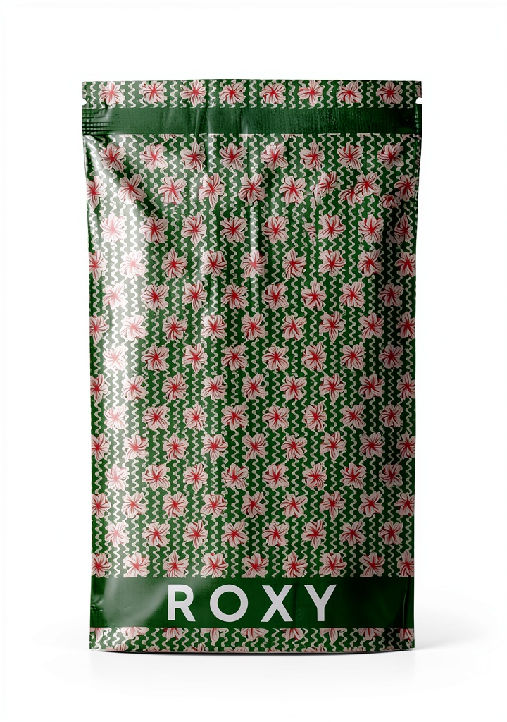 Strandtuch in Emberglow-Farbe am Strand ausgebreitet