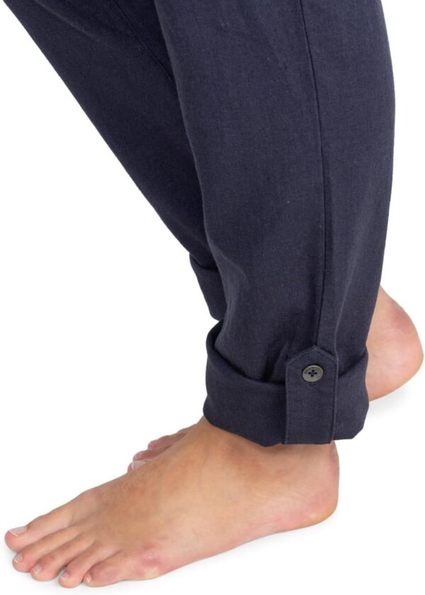 Roxy Damen Hose easy straight fit elastischer Bund Taschen-6