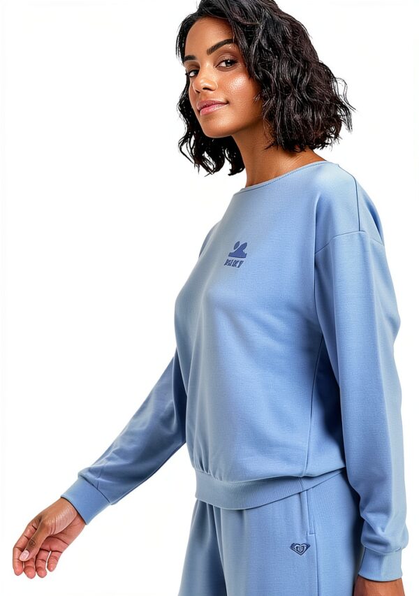 Roxy Damen Sweatshirt Modal Stickerei Brust Damenmode-2