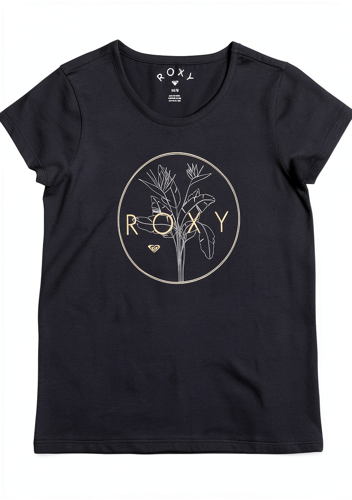 Roxy Mädchen T-Shirt in Mood Indigo mit Grafik vorne