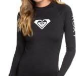 Roxy Rashguard Damen UPF 50 Langärmlig Stretch Material-0