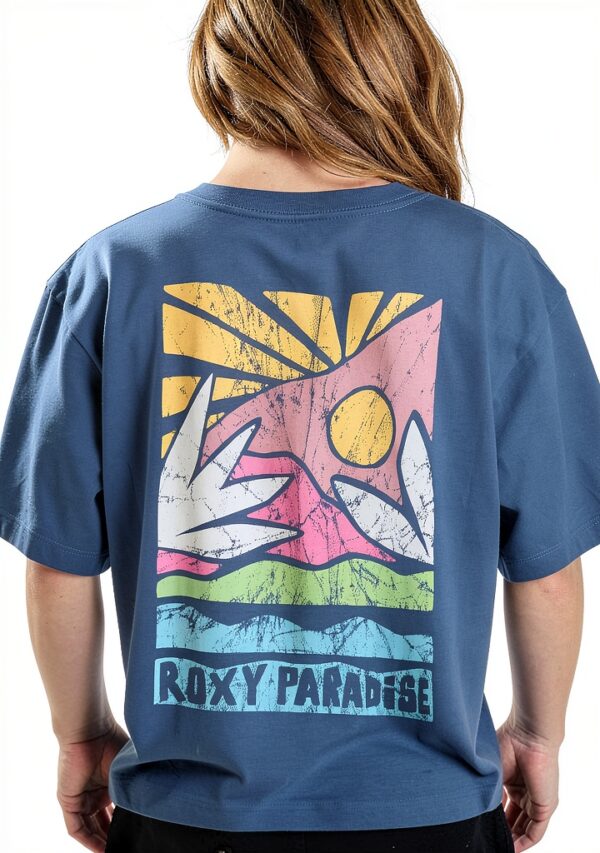 Roxy Damen T-Shirt bequem leicht schnell trocknend-4