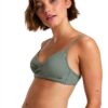 Roxy Bralette Damen V-Ausschnitt Wrap Bikini Beach Classics-2