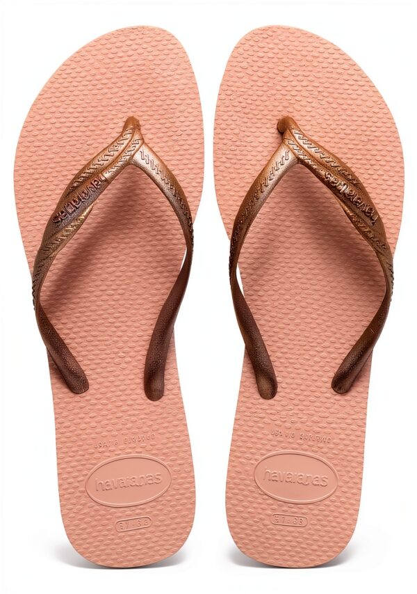 Havaianas Flip Flops Damen Ballettrose Komfort Design-0