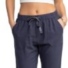 Roxy Damen Hose easy straight fit elastischer Bund Taschen-5
