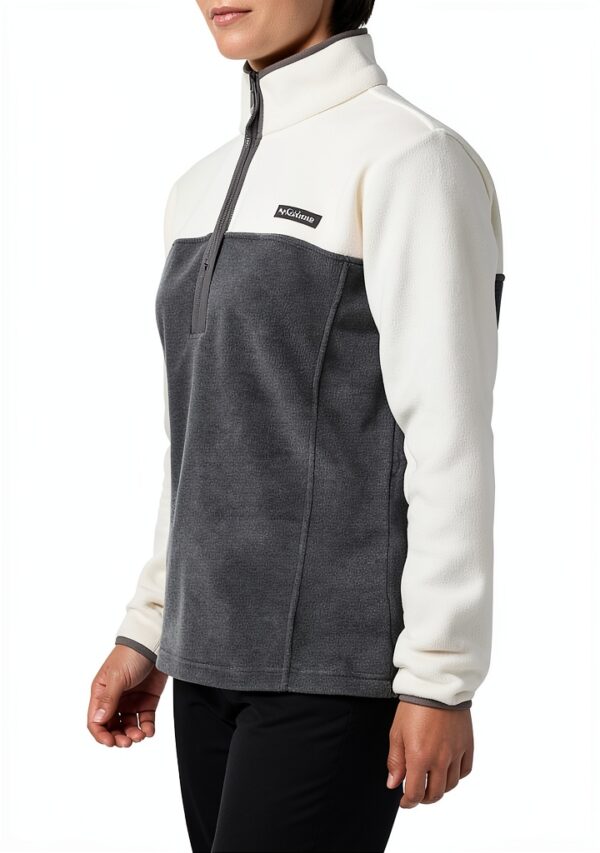 Columbia Damen Fleecepullover halbe Druckknopfleiste neutral-2