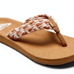 Roxy Damen Zehentrenner Baumwolle Geflochten Komfort-0