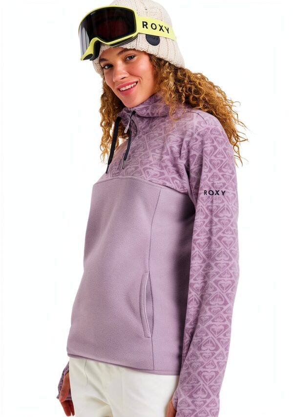 Roxy Damen Sweatshirt recyceltes Polyester Mock Neck-1