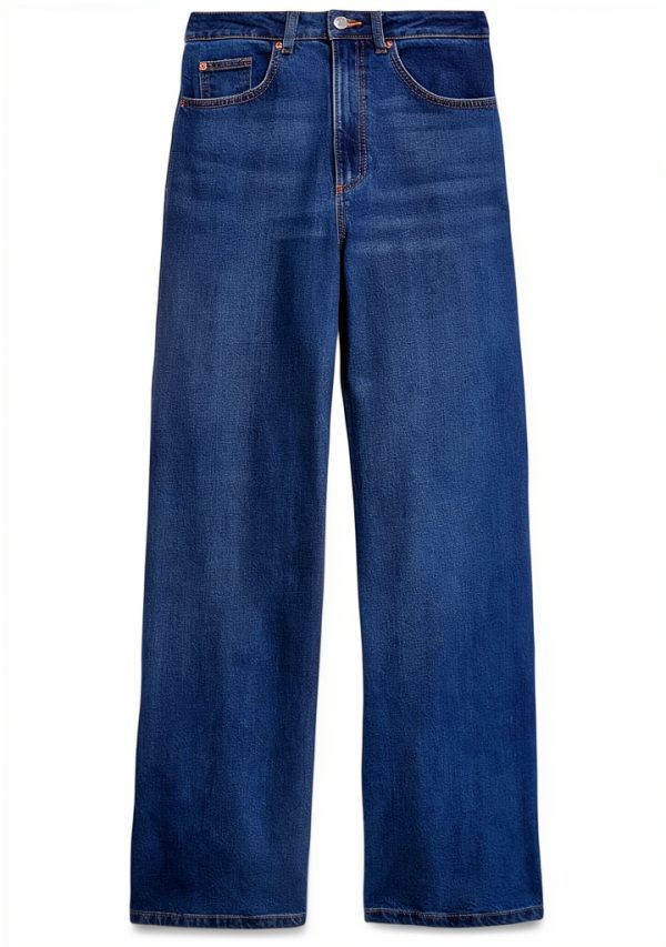 Marks Spencer Jeans Weites Bein Damen BCI Baumwolle
