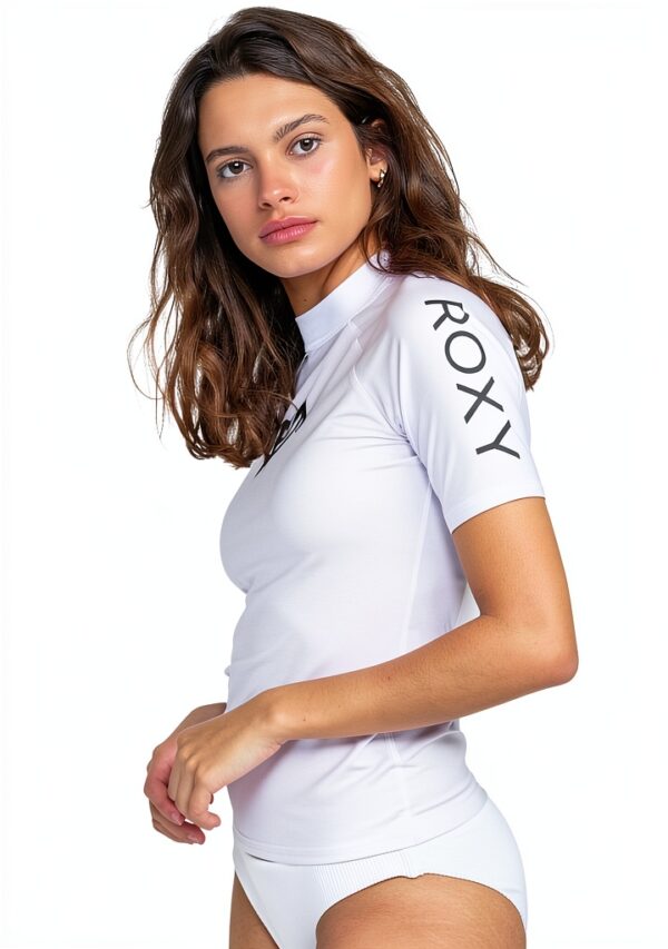 Roxy Unisex Kinder Rashguard UV Schutz Stretch Material-3